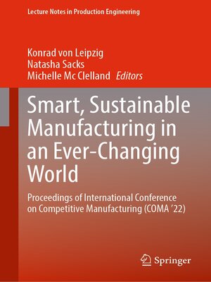 cover image of Smart, Sustainable Manufacturing in an Ever-Changing World